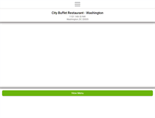 Tablet Screenshot of citybuffetdc.com